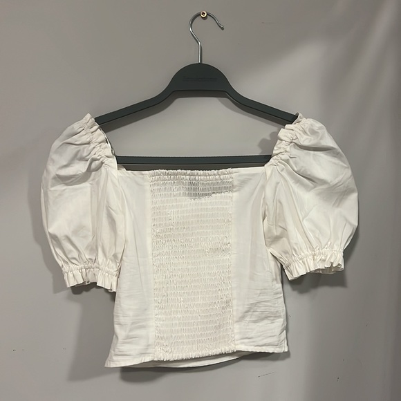 H&M white crop top Xxs - Picture 2 of 2